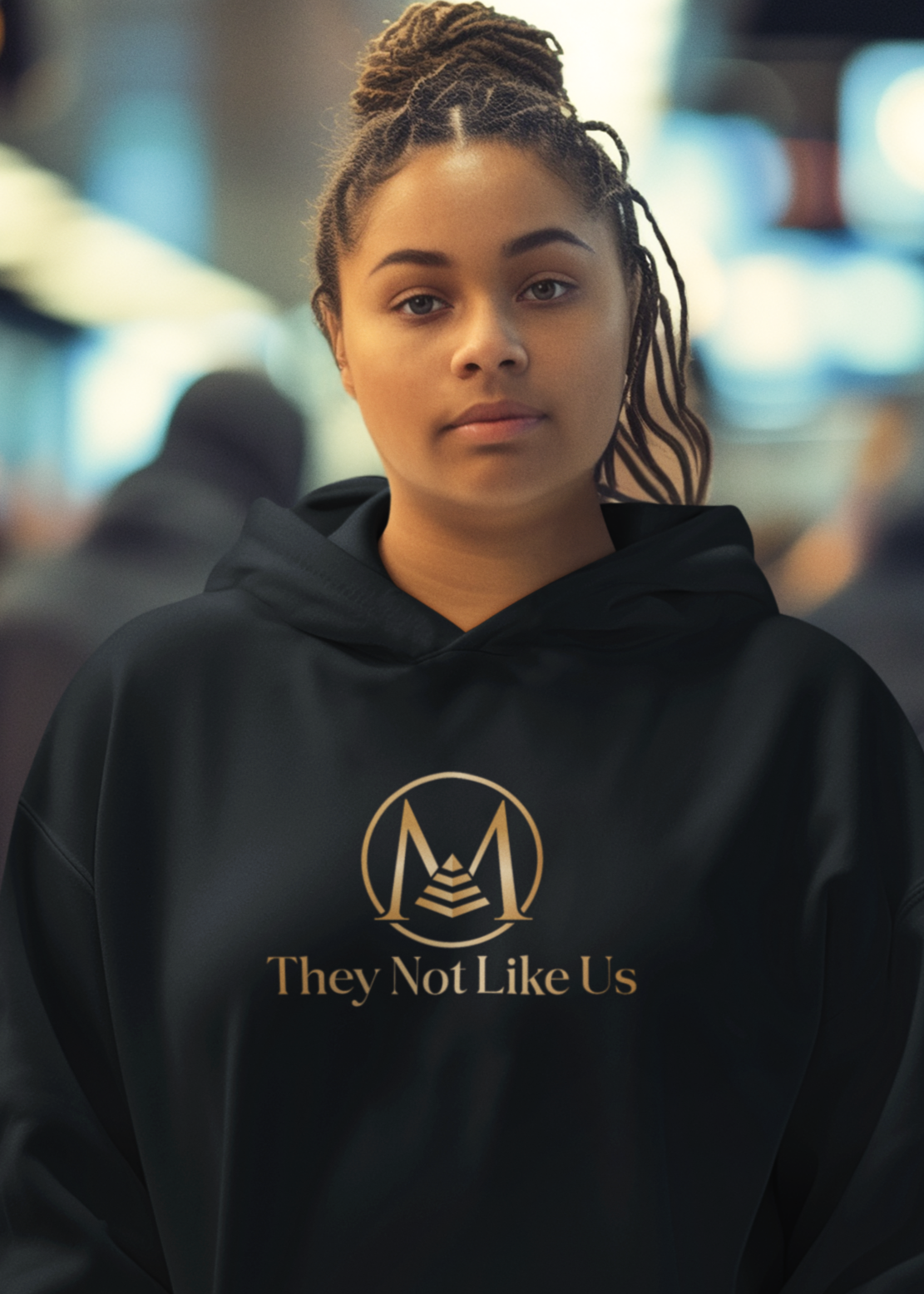 They Not Like Us Performance Black Hoodie (TP)